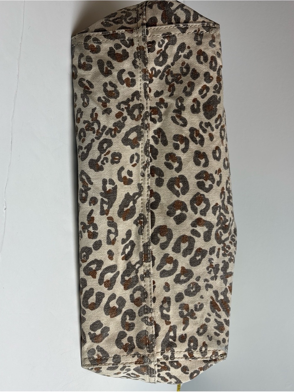 Madewell Leopard Print Canvas Tote with Brown Leather Straps - Picture 5 of 5